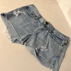Free People Denim Cut-off shorts